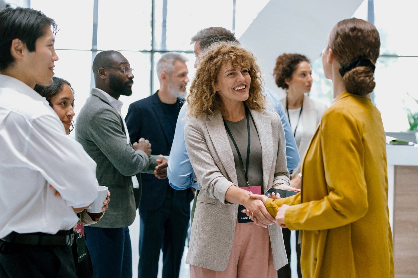 conference networking iStock-2224119345