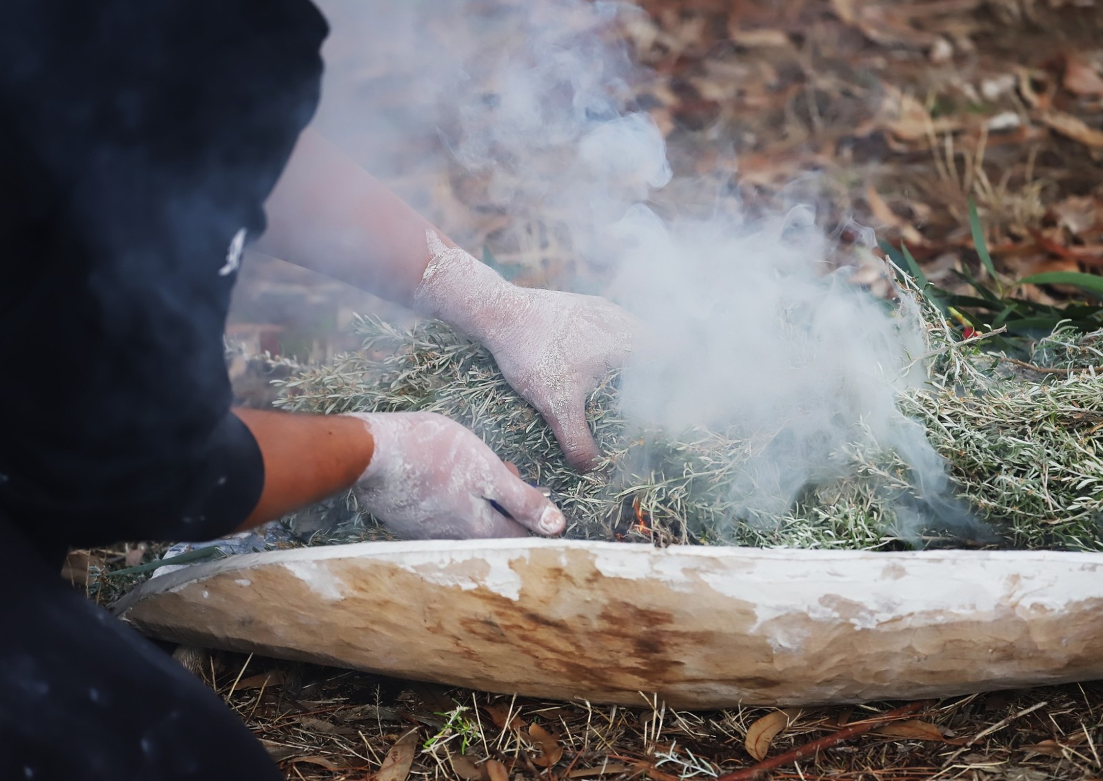 smoking ceremony iStock-1413612028