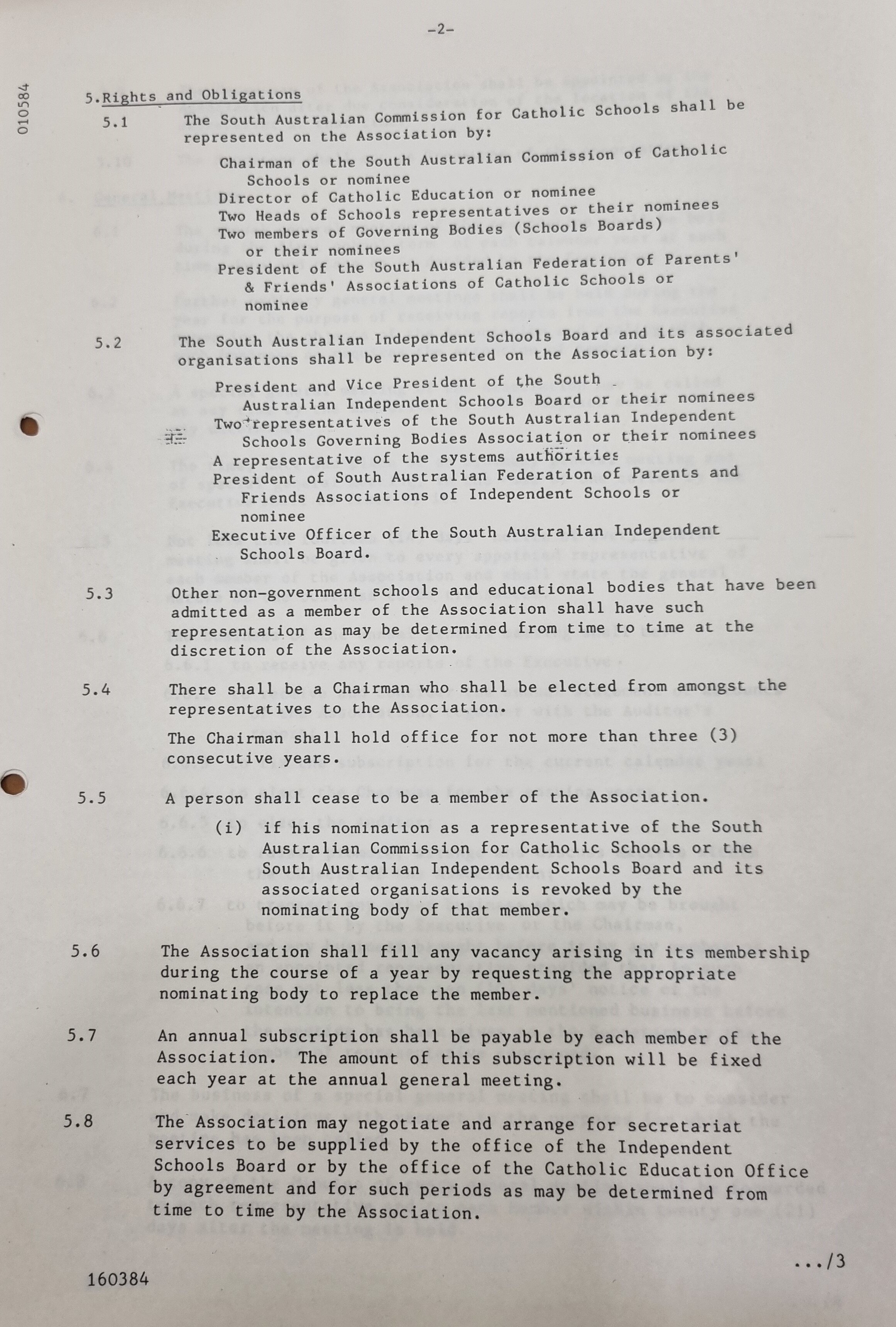 Constitution of the AISSA (1984) page 3