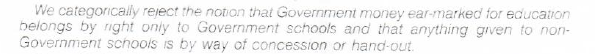 Pastoral letter from the Bishops of Victoria on Education Matters