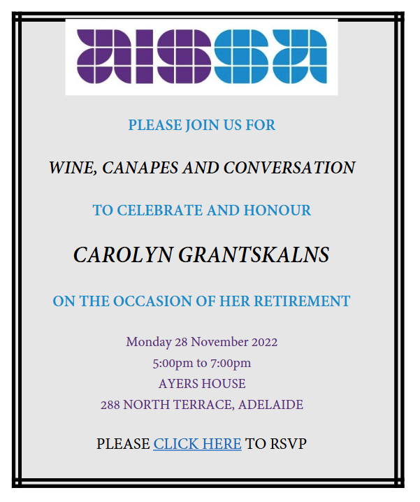 Carolyn Farewell invitation